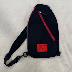 True Religion Black Sling Bag